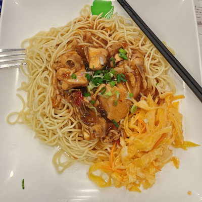 Braised Chicken Noodles